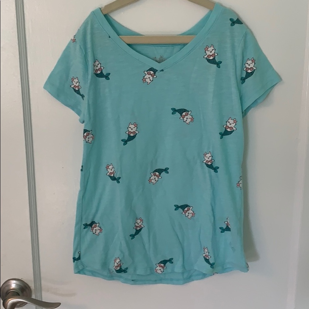 Mermaid-Kitty shirt for girls